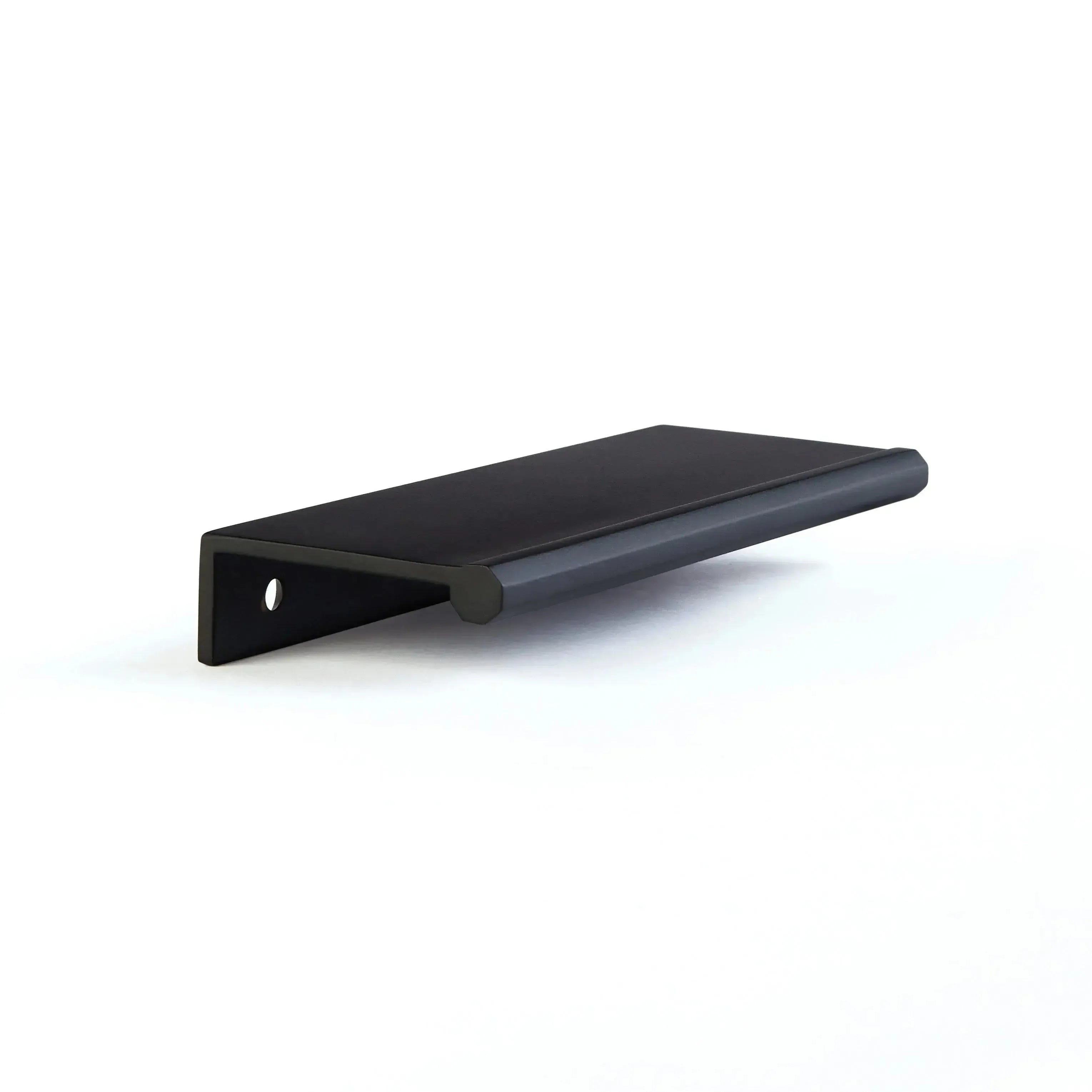 Schaub Baker Cabinet Edge Pull in Matte Black finish