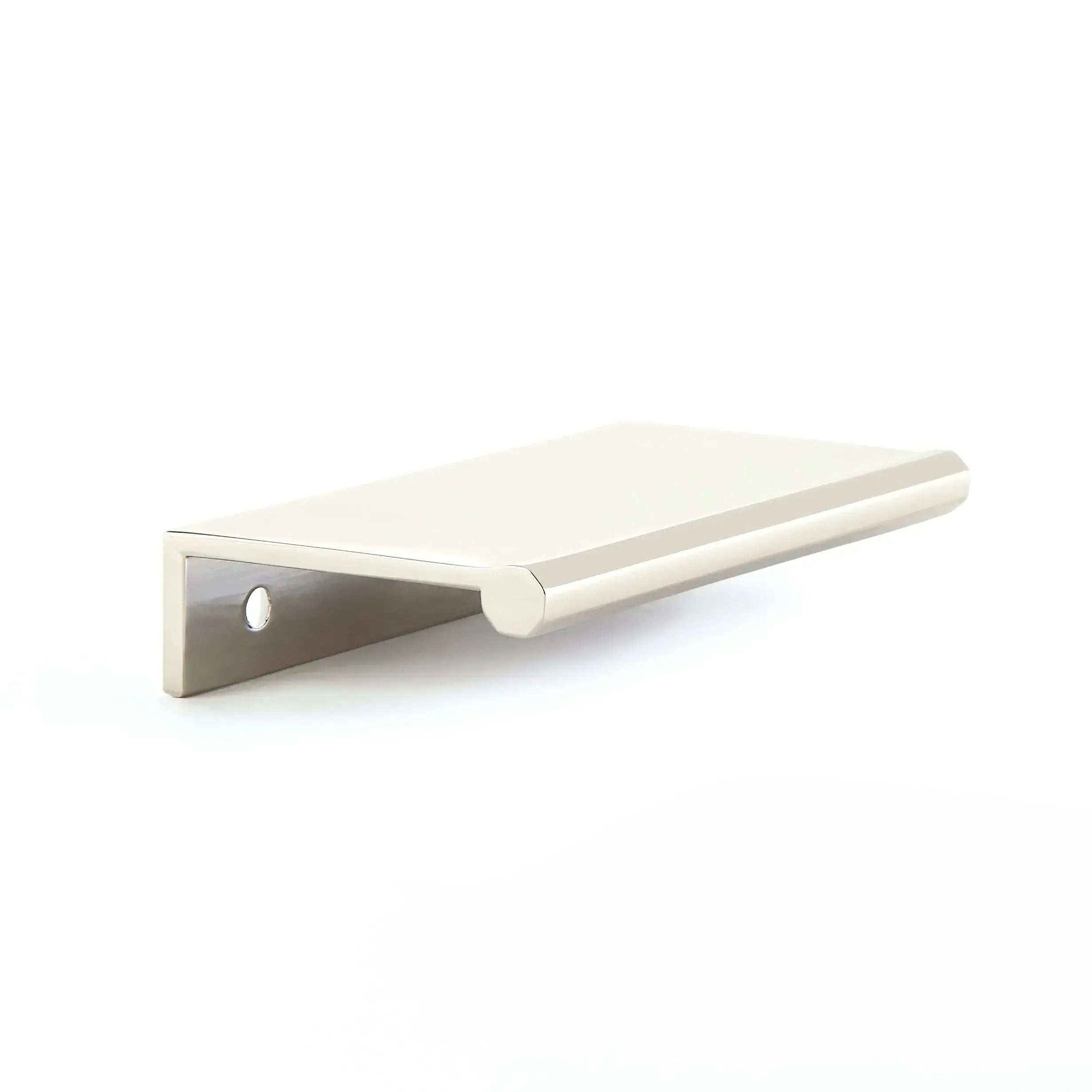 Schaub Baker Cabinet Edge Pull in Polished Nickel finish