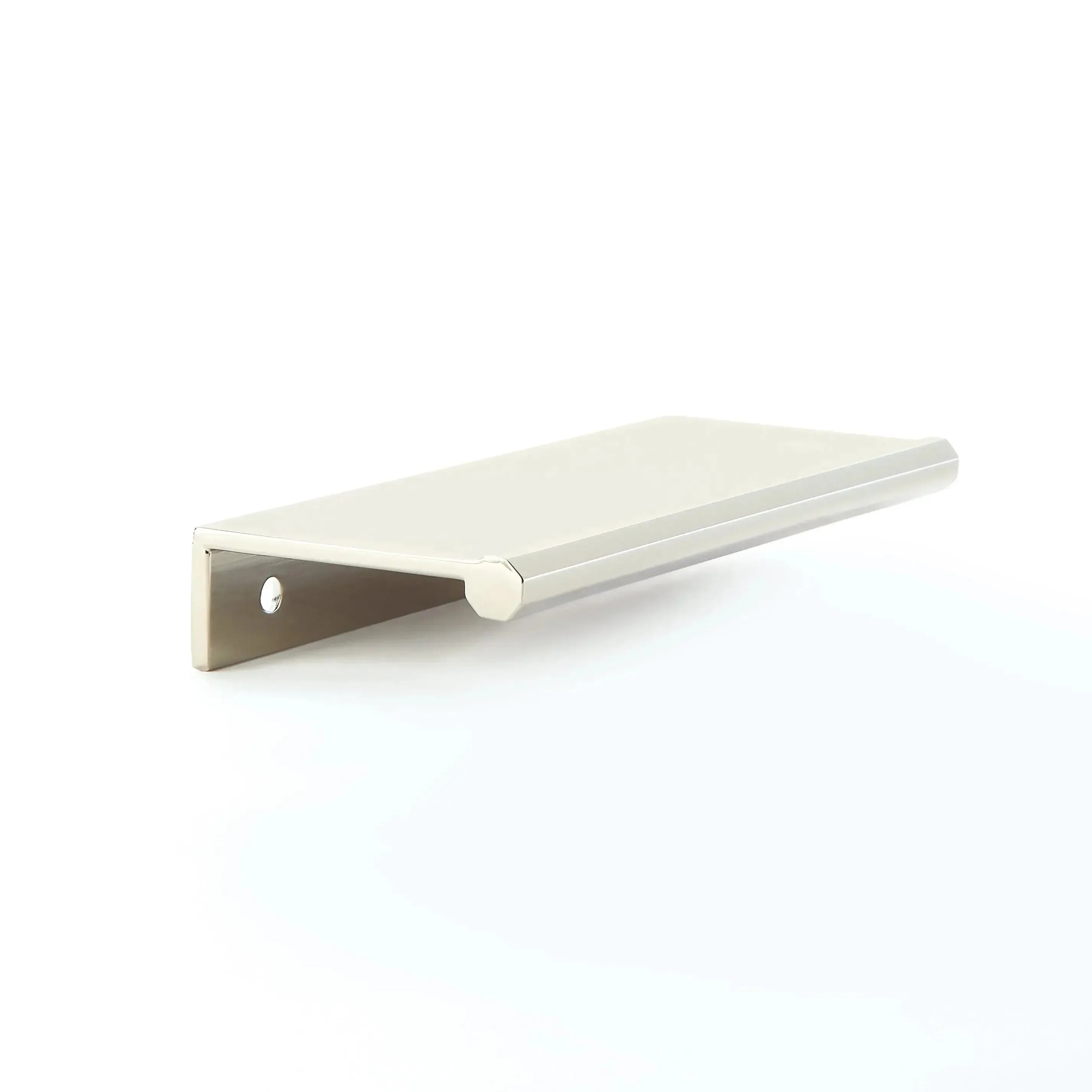 Schaub Baker Cabinet Edge Pull in Polished Nickel finish