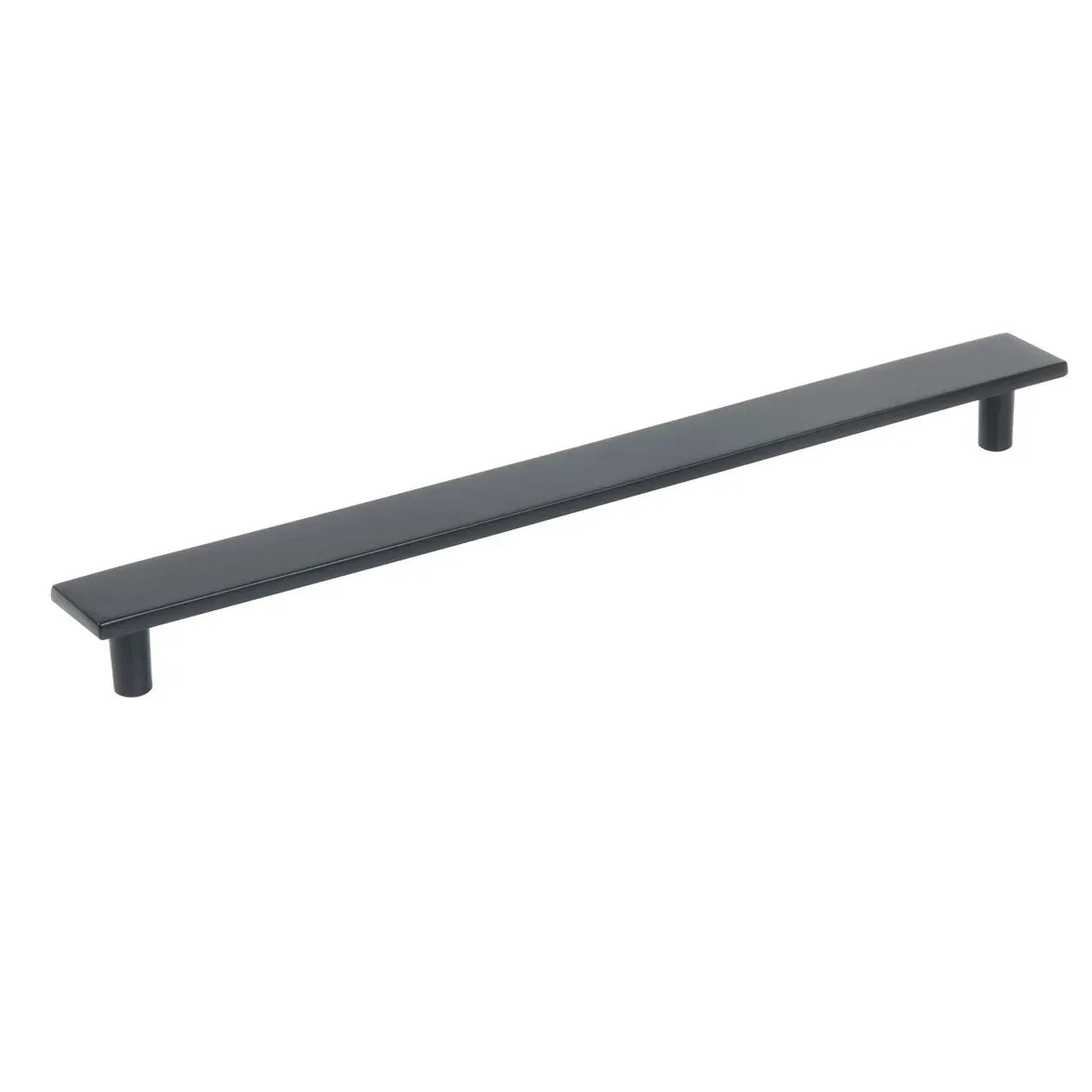 Schaub Clifton Rectangular Cabinet Pull in Flat Black finish