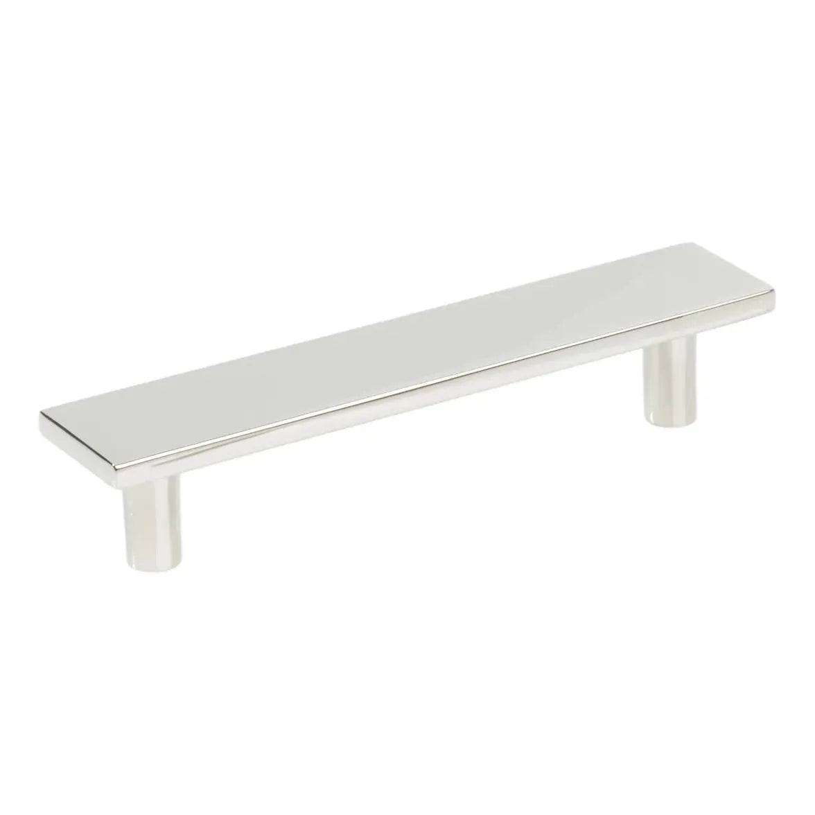 Schaub Clifton Rectangular Cabinet Pull in Lifetime Polished Nickel finish