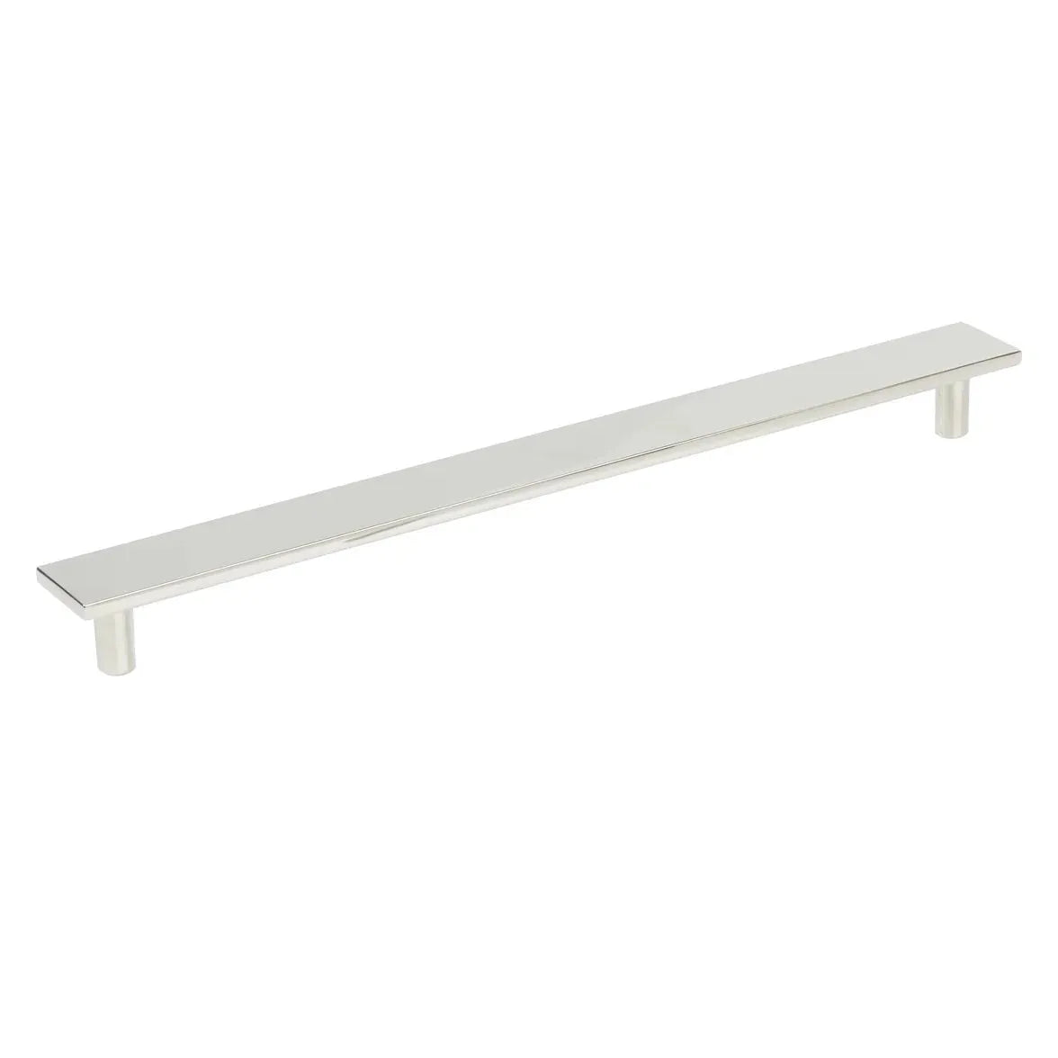 Schaub Clifton Rectangular Cabinet Pull in Lifetime Polished Nickel finish