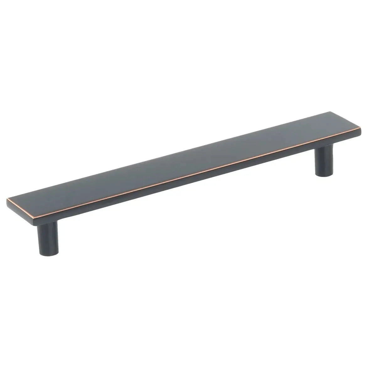 Schaub Clifton Rectangular Cabinet Pull in Oil Rubbed Bronze finish