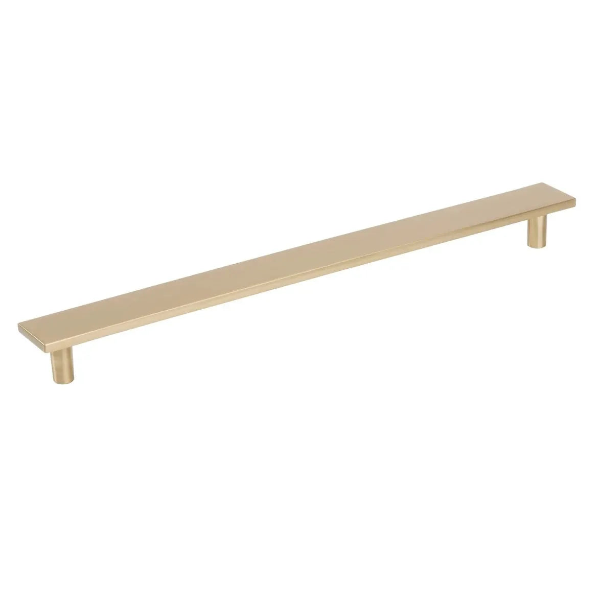 Schaub Clifton Rectangular Cabinet Pull in Satin Brass finish