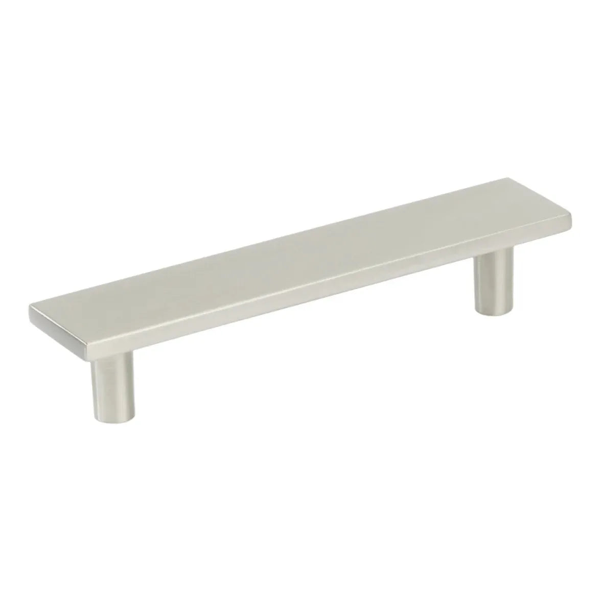 Schaub Clifton Rectangular Cabinet Pull in Satin Nickel finish