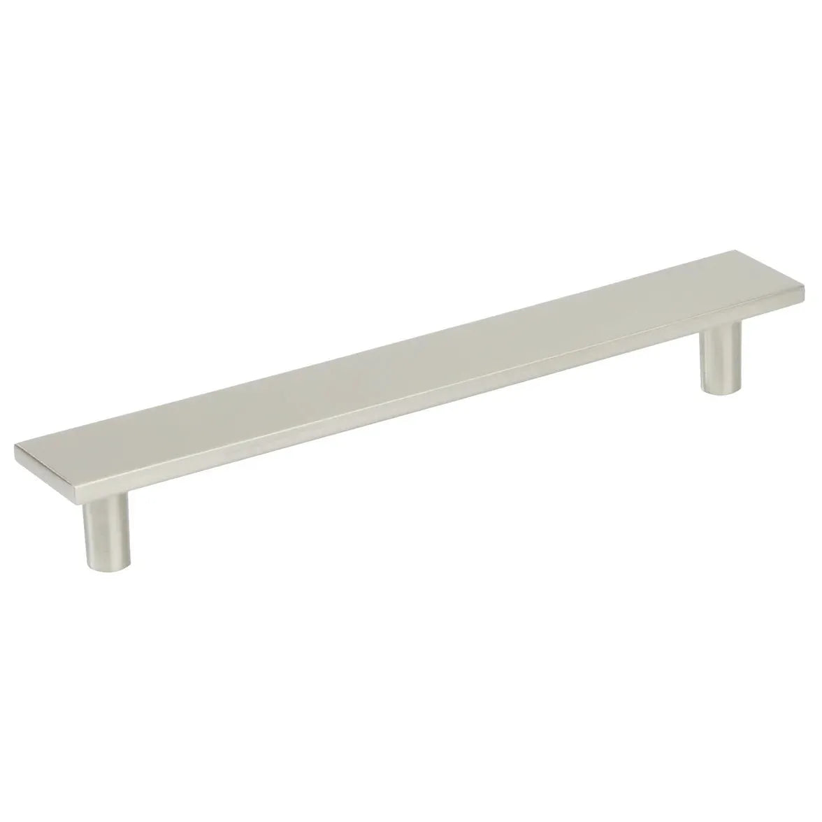 Schaub Clifton Rectangular Cabinet Pull in Satin Nickel finish
