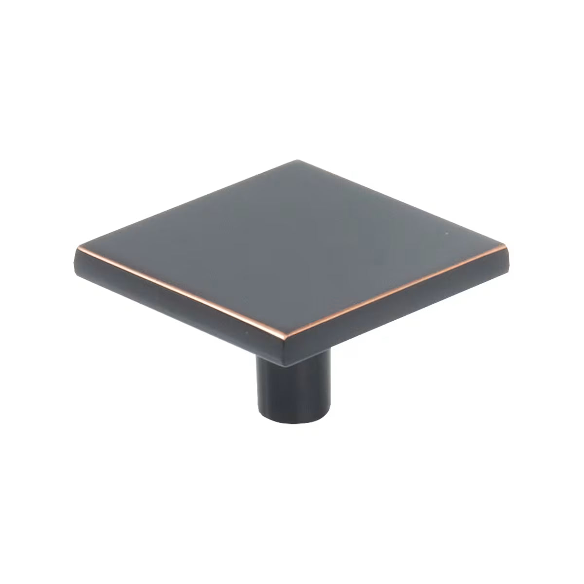 Schaub Clifton Square Cabinet Knob in Oil Rubbed Bronze finish