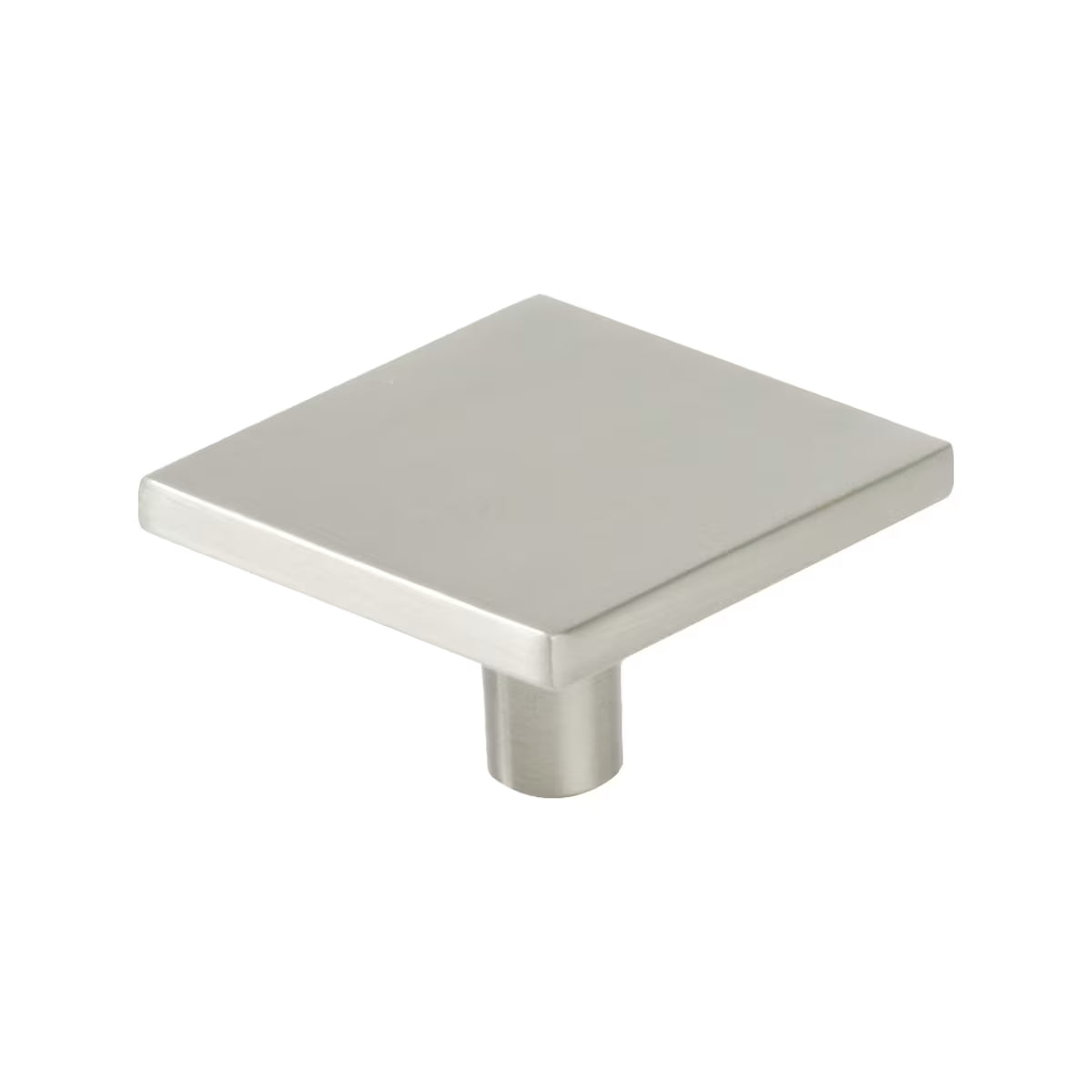 Schaub Clifton Square Cabinet Knob in Satin Nickel finish