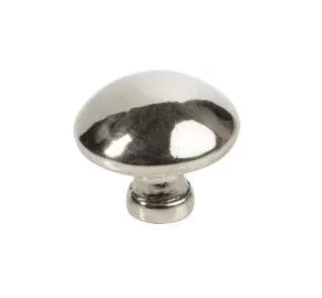 Schaub Garda Round Cabinet Knob in Polished White Bronze finish