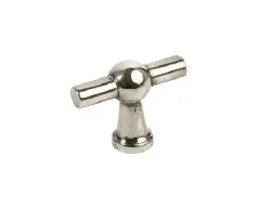 Schaub Garda T-Knob in Polished White Bronze finish
