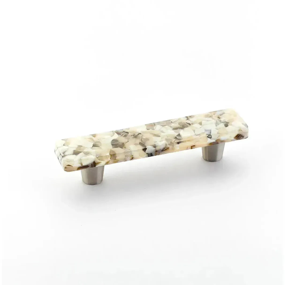Schaub Ice Cabinet Pull in Sable Pebbles finish