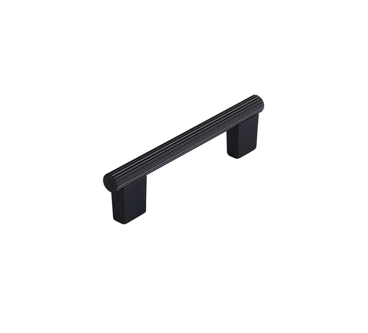 The Schaub Aspero Cabinet Pull in Matte Black finish.