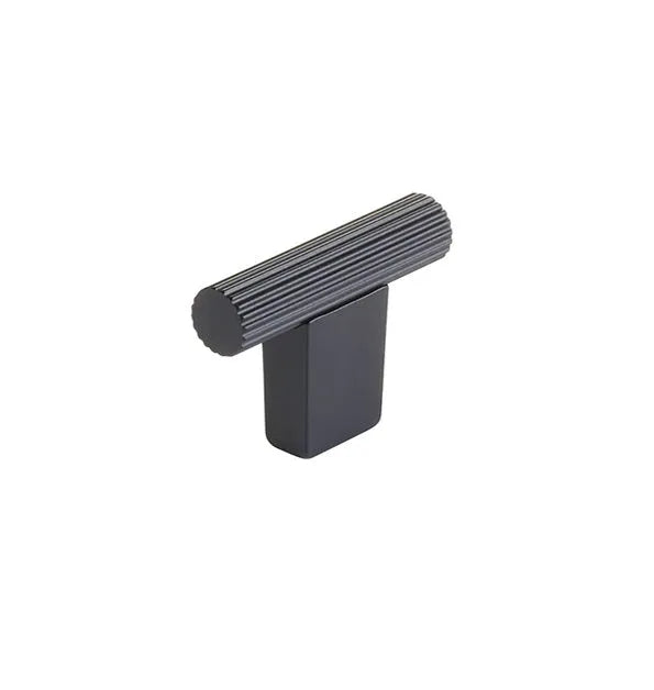The Schaub Aspero T-Knob in Matte Black finish.