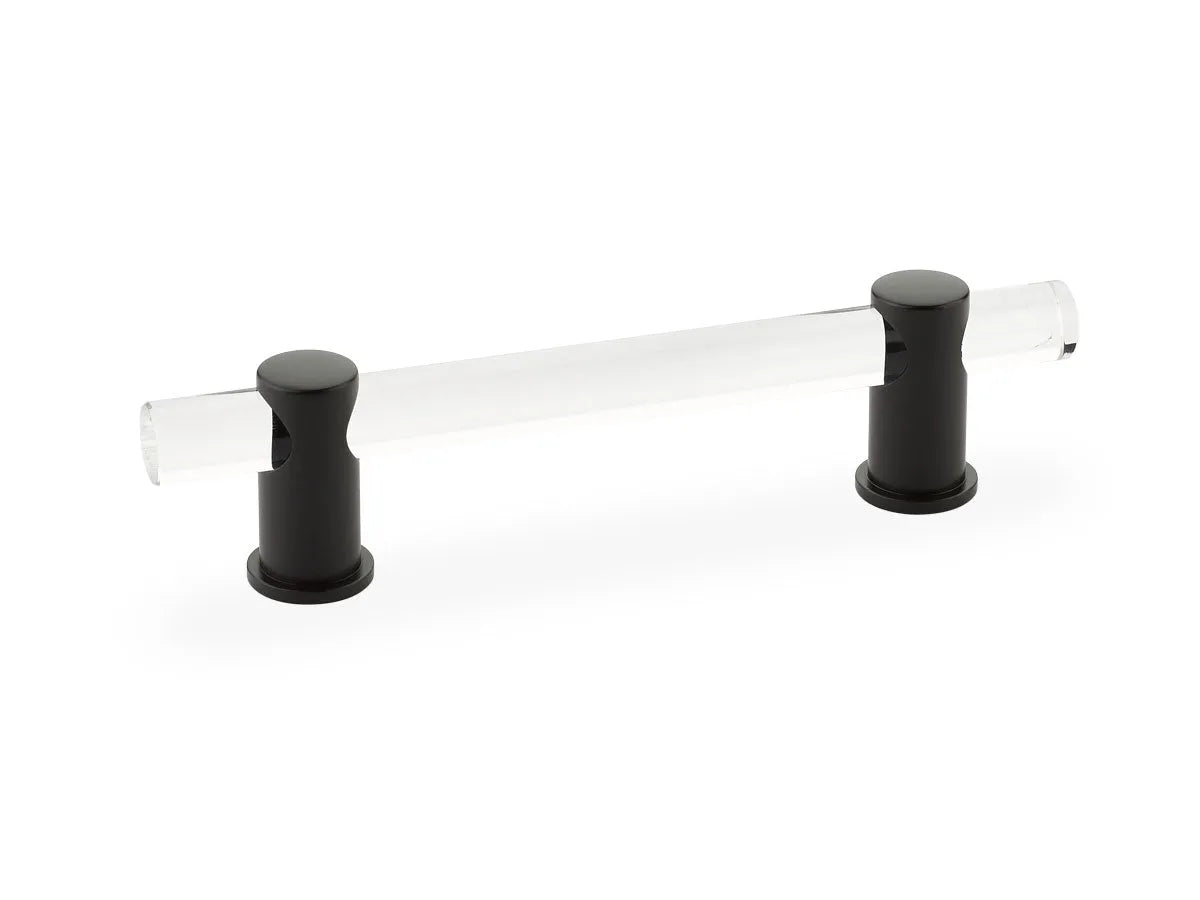The Schaub Lumiere Bar Pull in Matte Black finish.