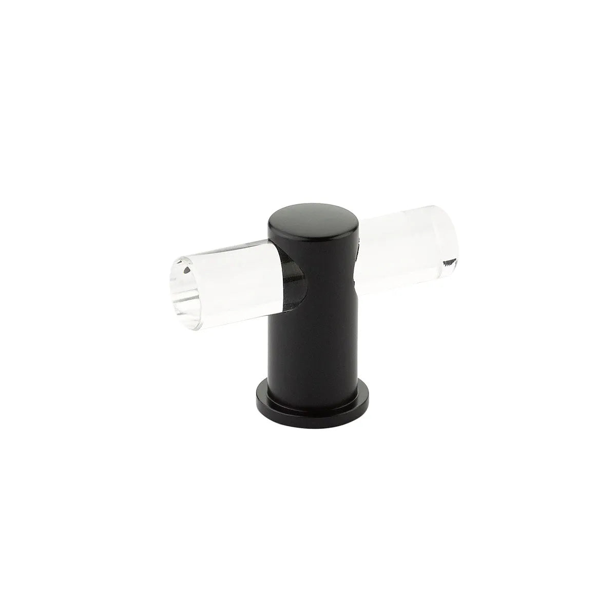 The Schaub Lumiere T-Knob in Matte Black finish.
