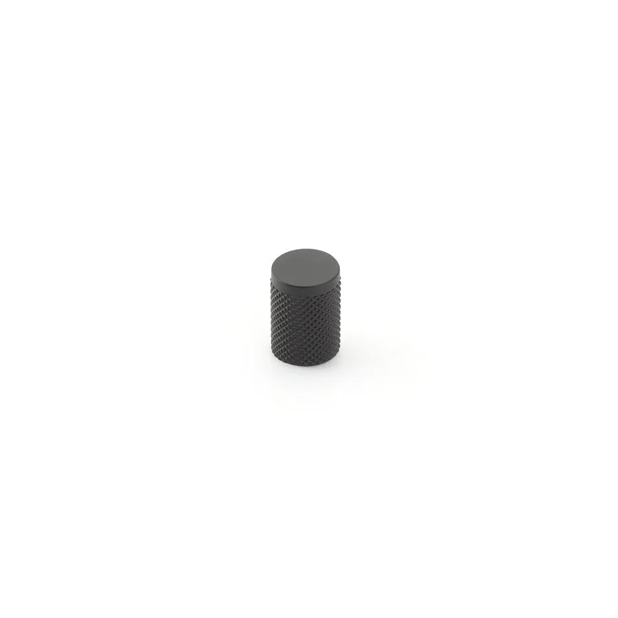 The Schaub MODO Cabinet Knob in Matte Black finish.
