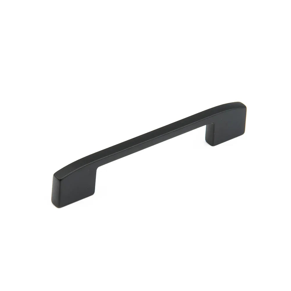 The Schaub Sorrento Cabinet Pull in Matte Black finish.