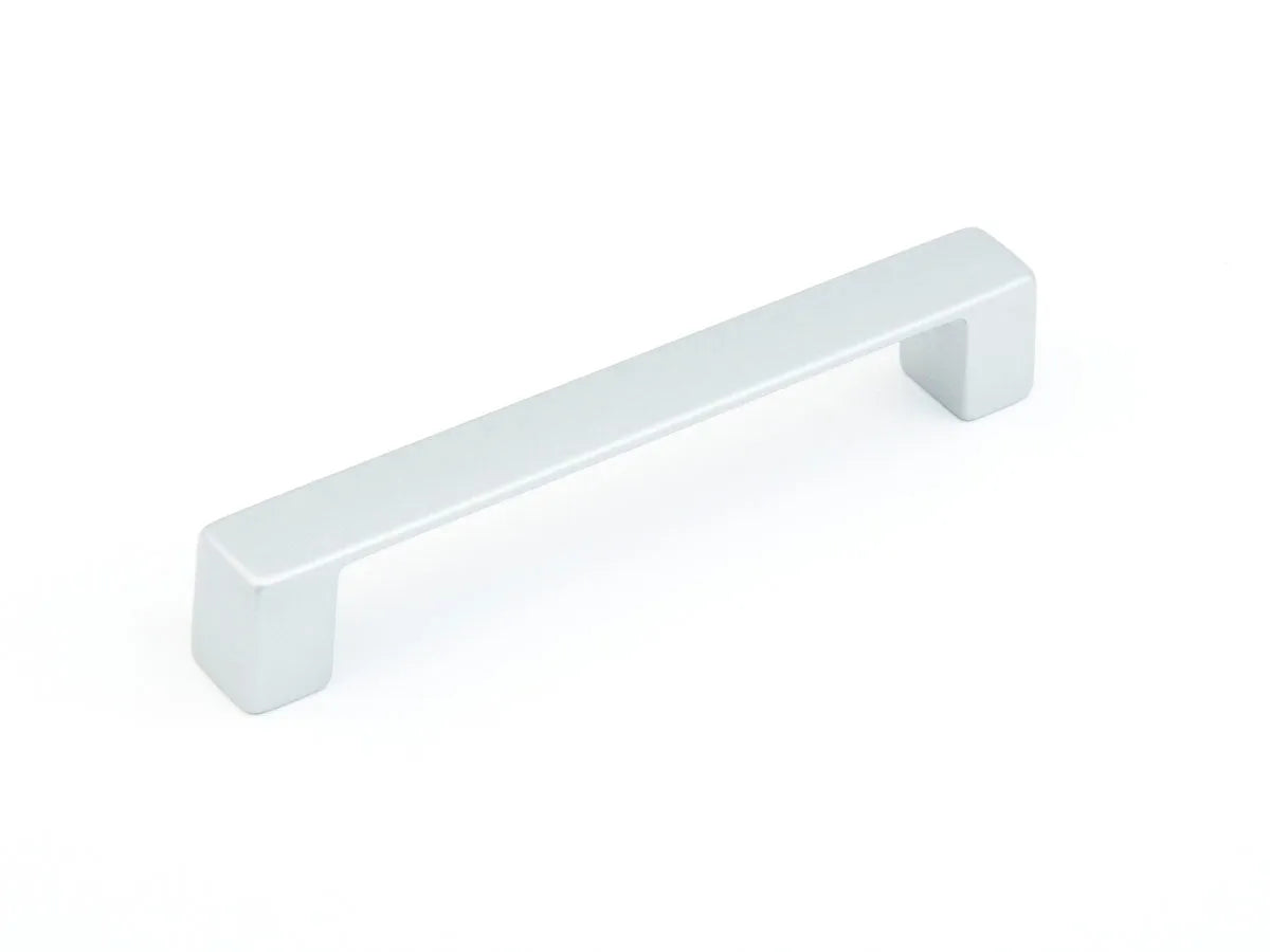 The Schaub Classico Cabinet Pull in Matte Chrome finish.