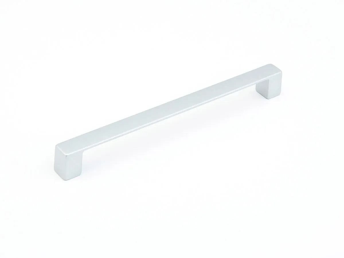 The Schaub Classico Cabinet Pull in Matte Chrome finish.