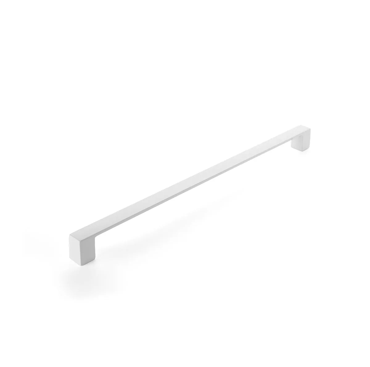 The Schaub Classico Cabinet Pull in Matte White finish.