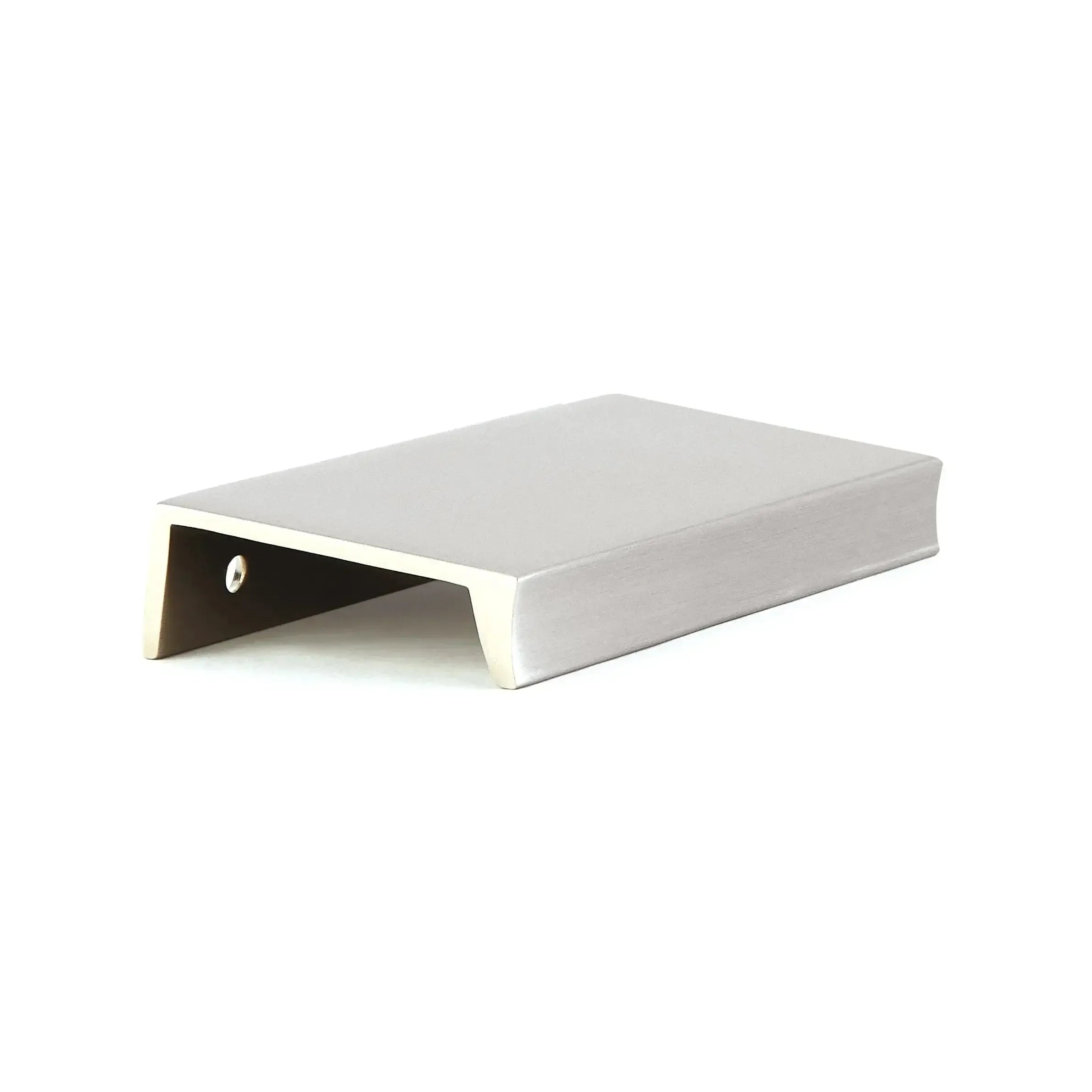 Schaub Sabre Cabinet Edge Pull in Brushed Nickel finish