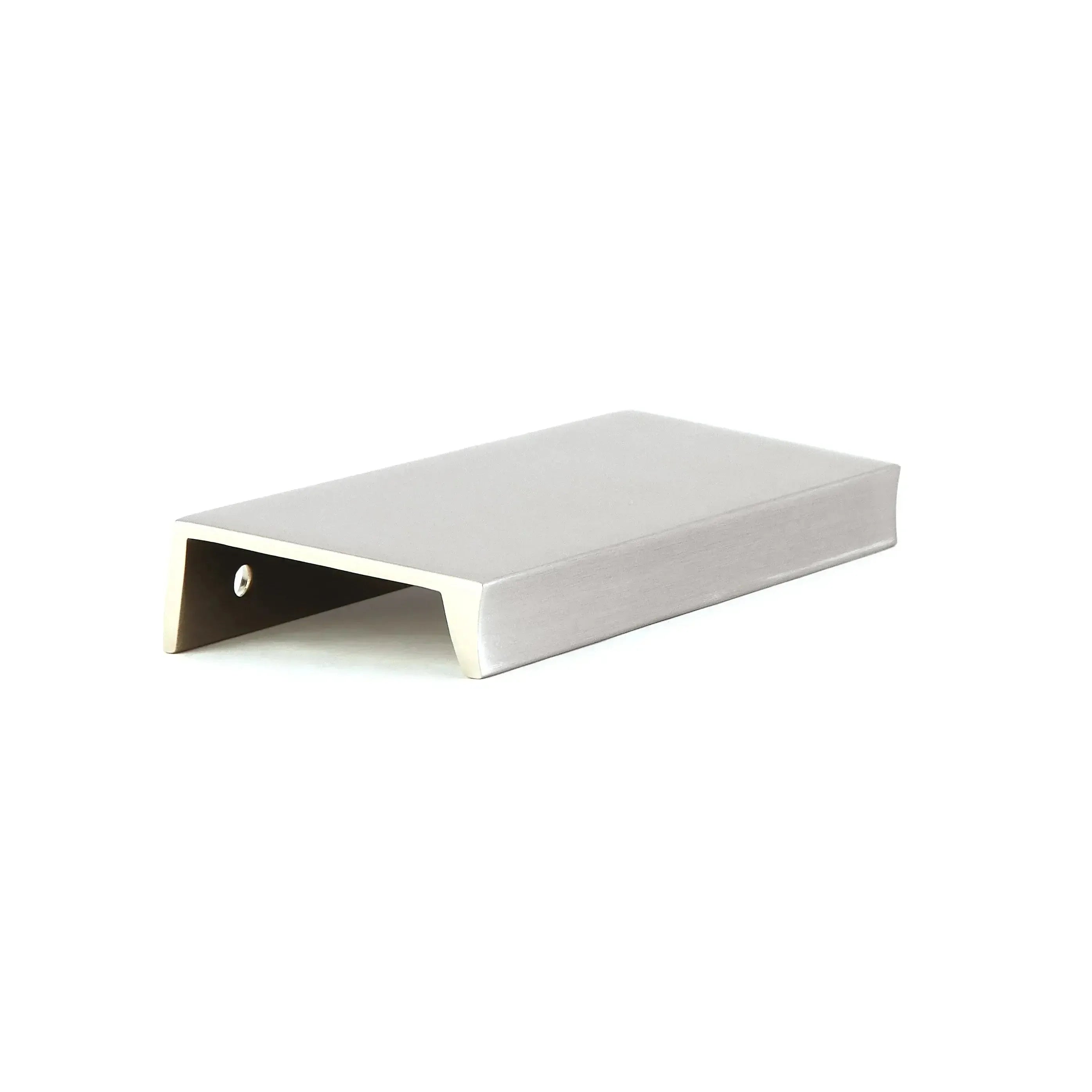 Schaub Sabre Cabinet Edge Pull in Brushed Nickel finish