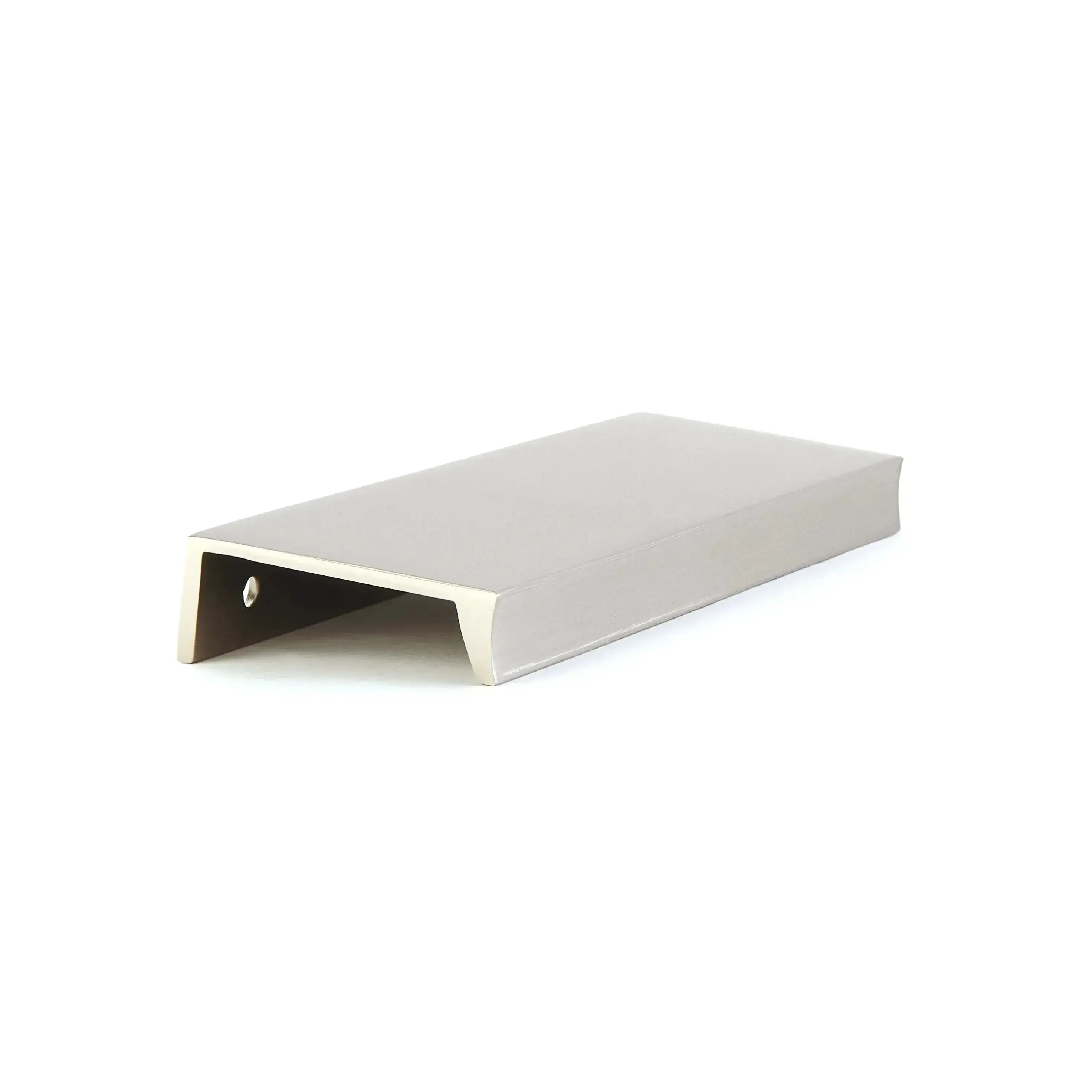 Schaub Sabre Cabinet Edge Pull in Brushed Nickel finish