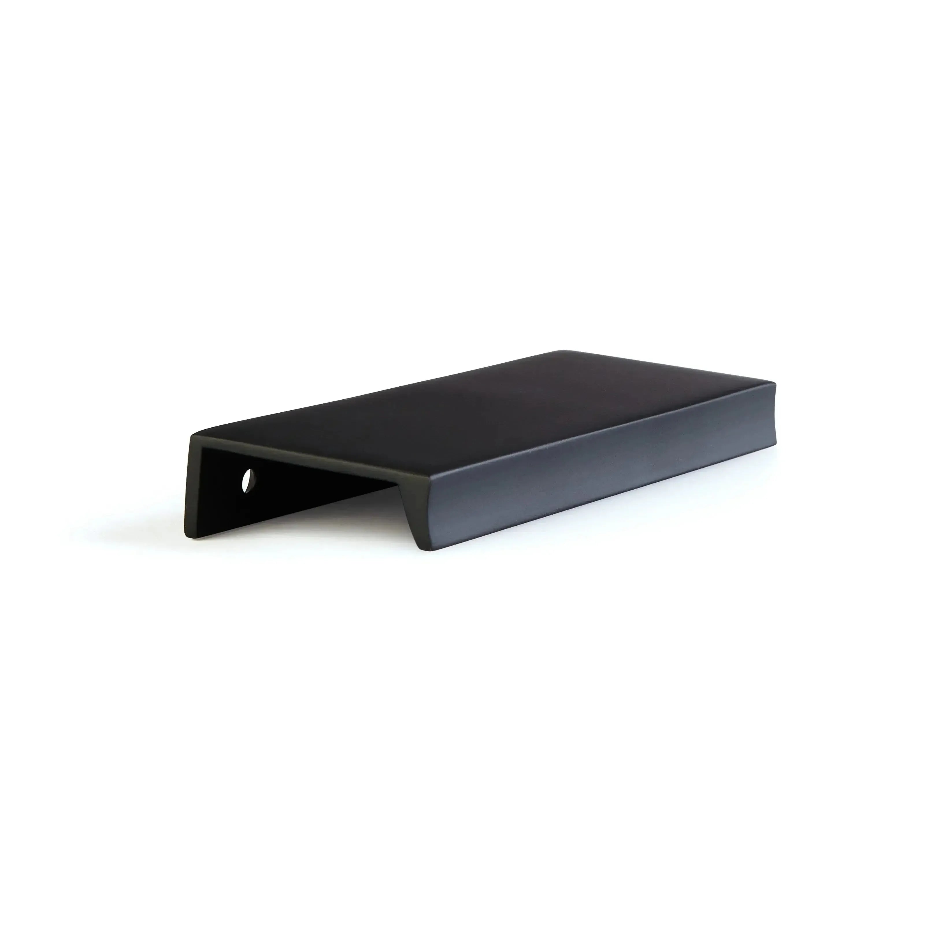 Schaub Sabre Cabinet Edge Pull in Matte Black finish