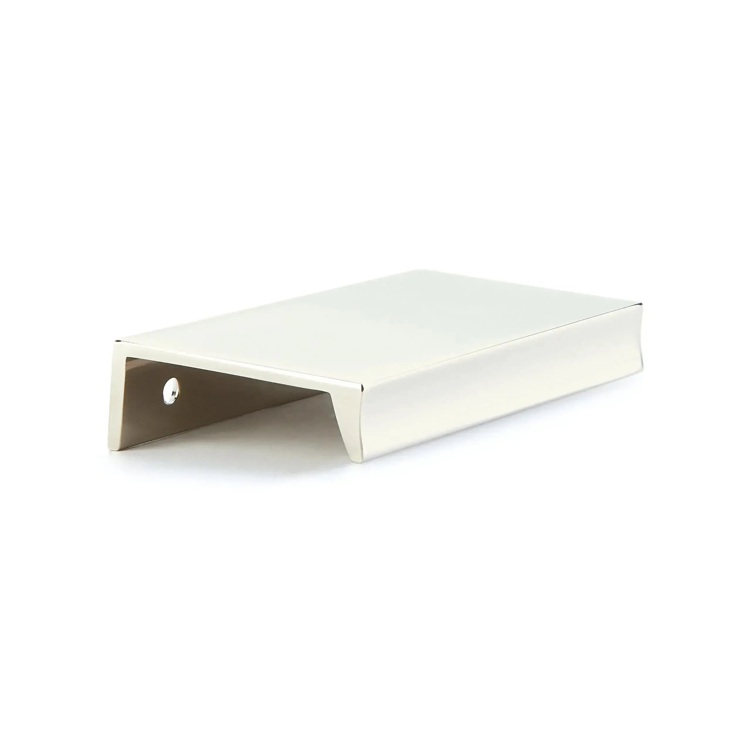 Schaub Sabre Cabinet Edge Pull in Polished Nickel finish