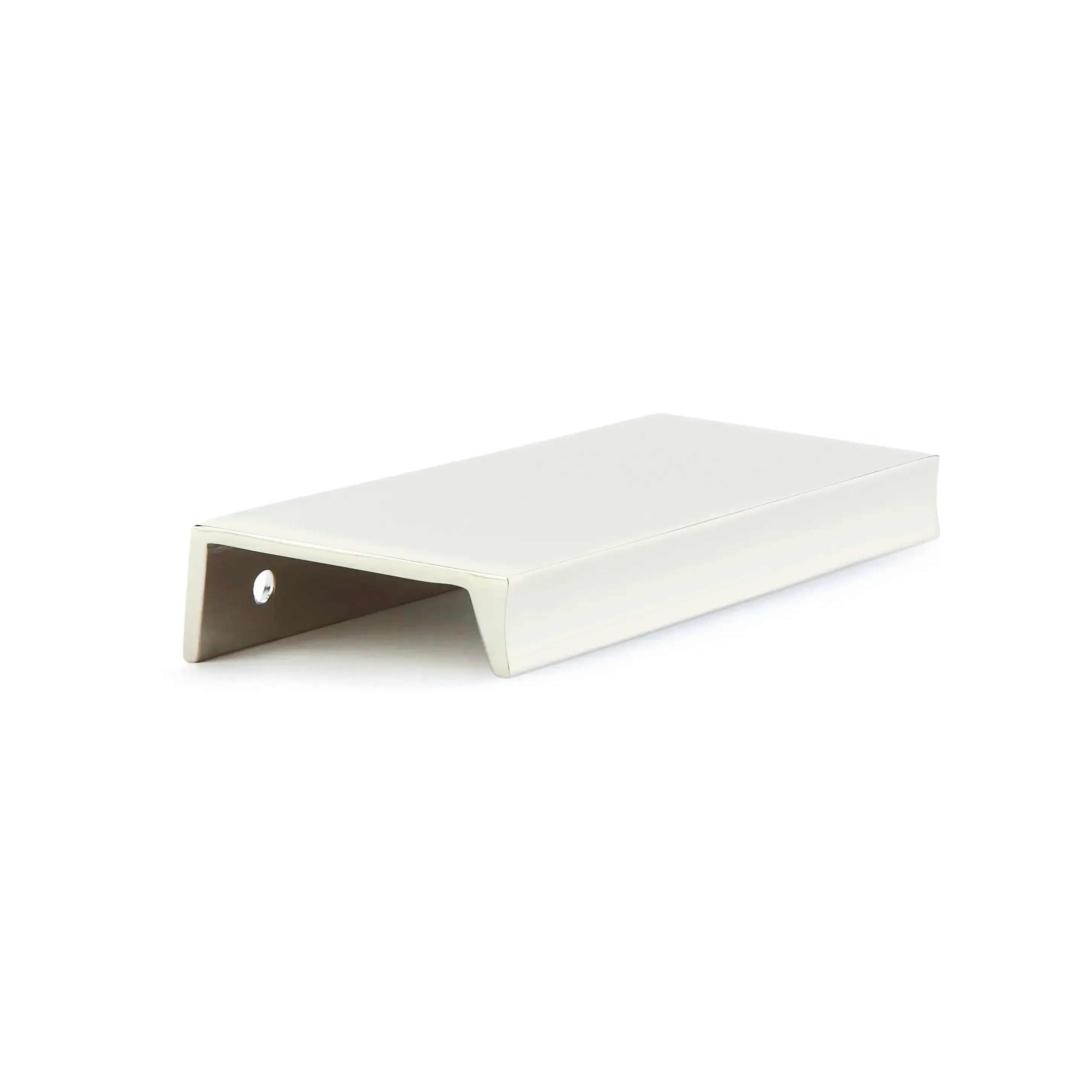 Schaub Sabre Cabinet Edge Pull in Polished Nickel finish