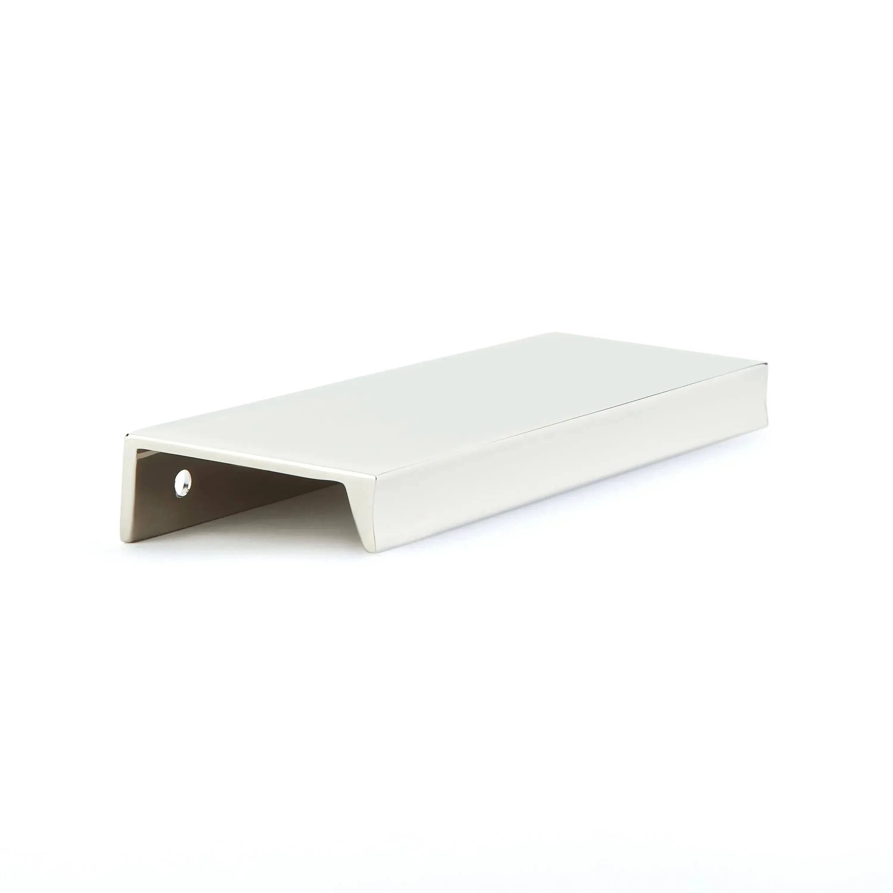 Schaub Sabre Cabinet Edge Pull in Polished Nickel finish