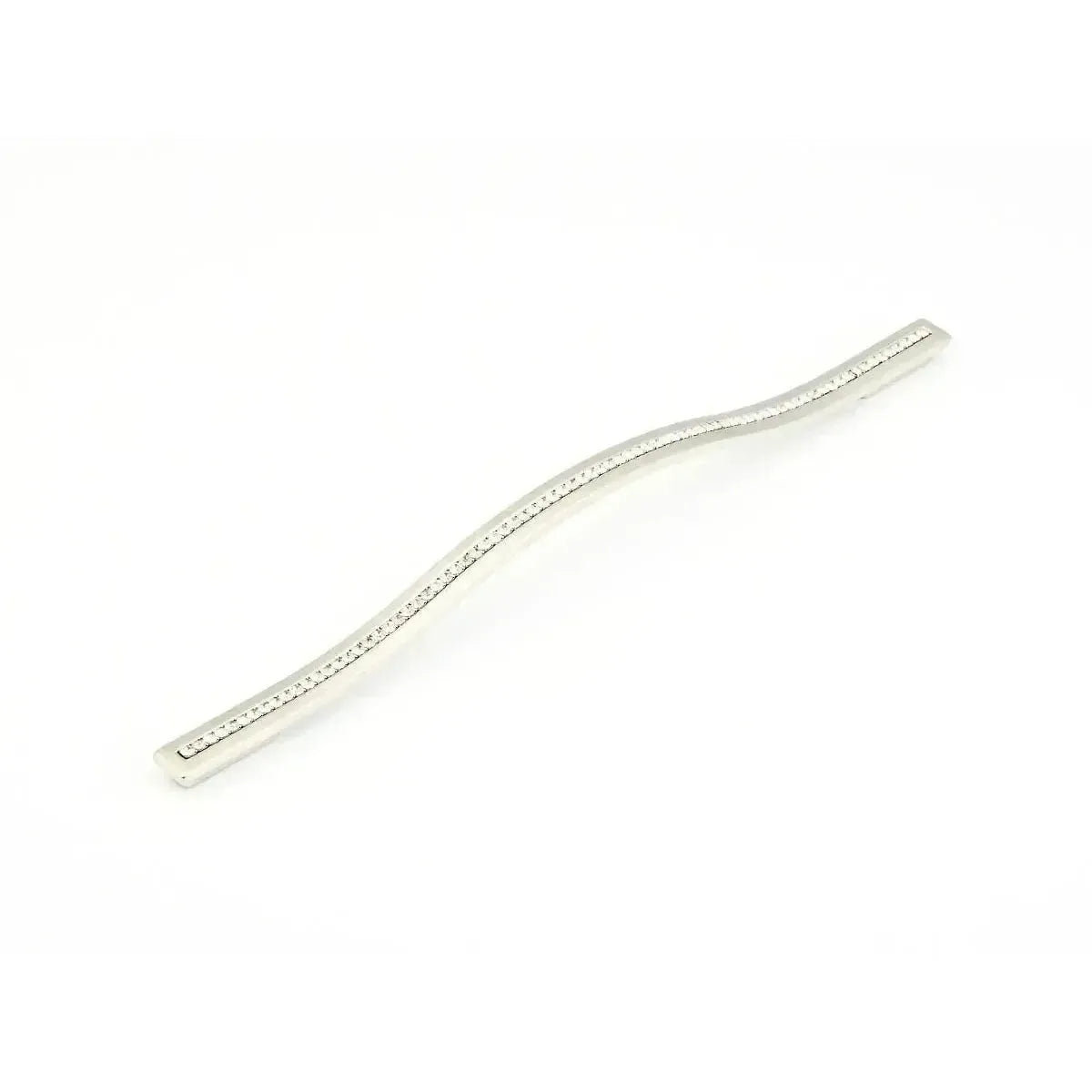 Schaub Skyevale Crystal Arched Cabinet Pull in Satin Nickel finish
