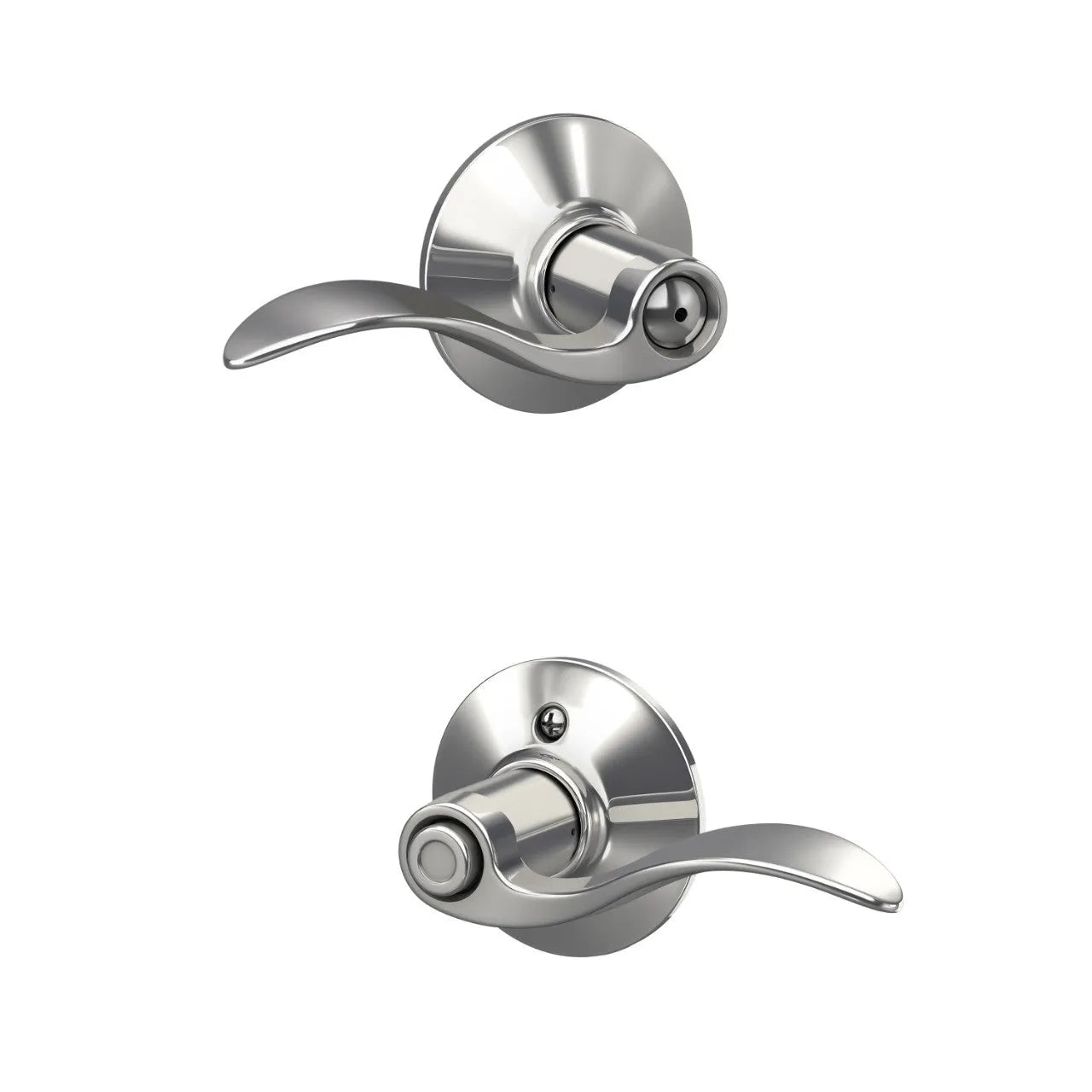 Schlage Accent Lever in Bright Chrome finish