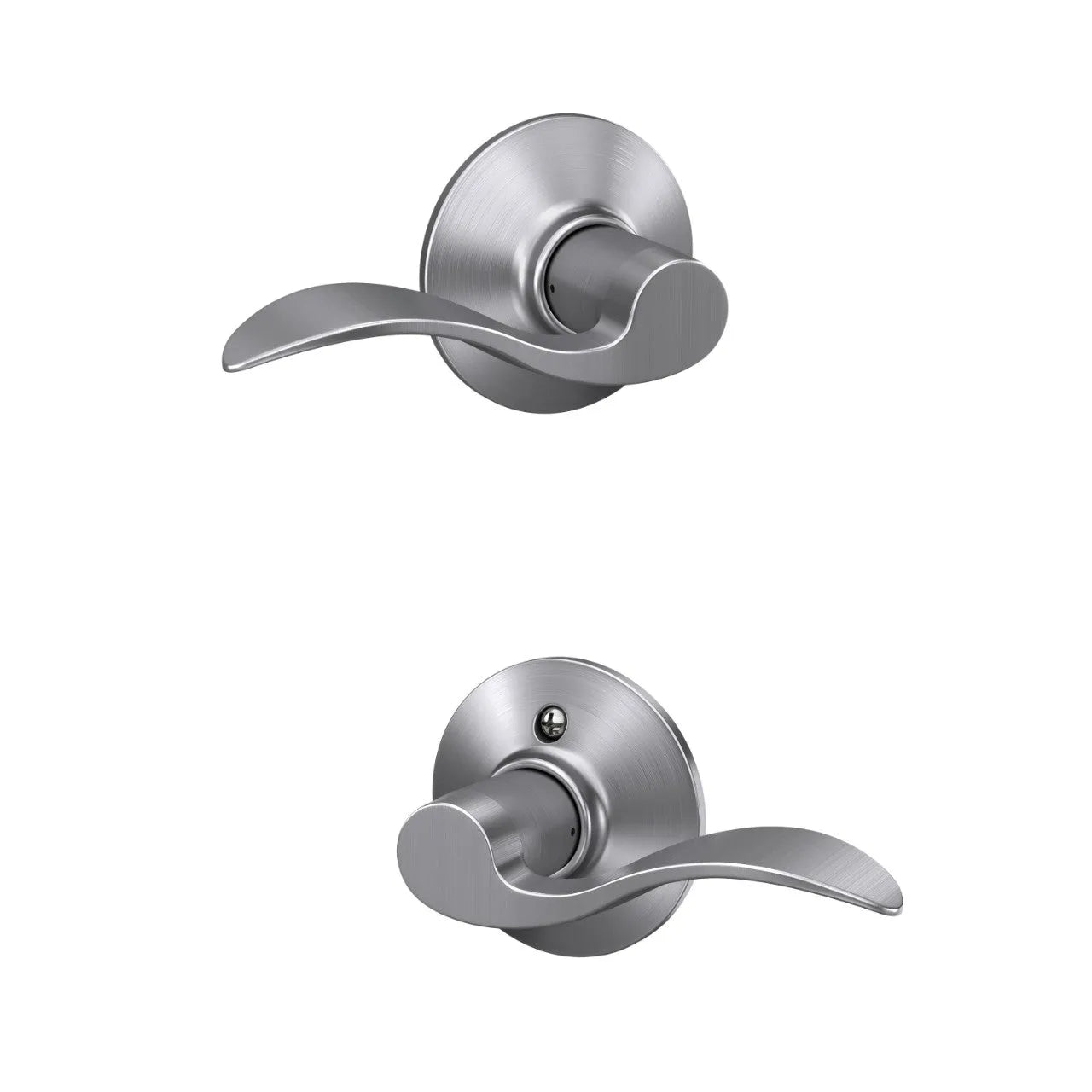 Schlage Accent Lever in Satin Chrome finish