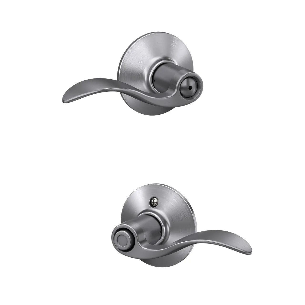 Schlage Accent Lever in Satin Chrome finish