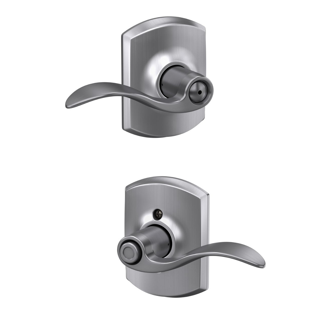 SchlageSchlage Accent Lever with Greenwich Rosette in 