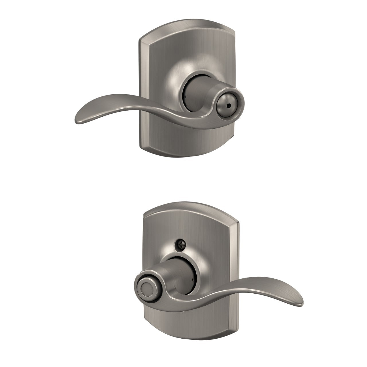 SchlageSchlage Accent Lever with Greenwich Rosette in 