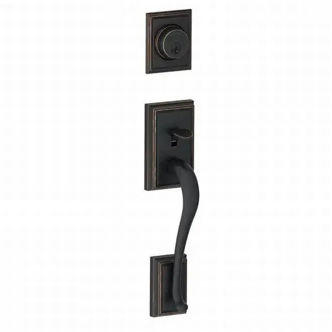 SchlageSchlage Addison Dummy Exterior Handleset Only - Interior Trim Sold Separately in 