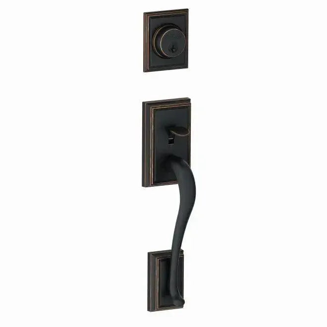 SchlageSchlage Addison Single Cylinder Exterior Active Handleset Only - Interior Trim Sold Separately in 