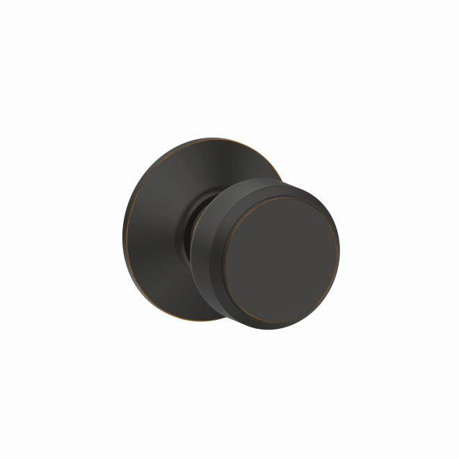 Schlage Bowery Passage Knob in Aged Bronze finish