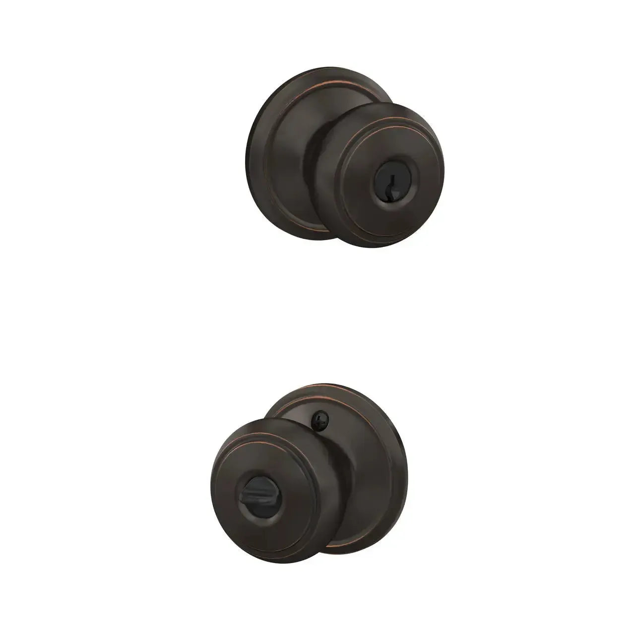 Schlage Andover Knob in Aged Bronze finish