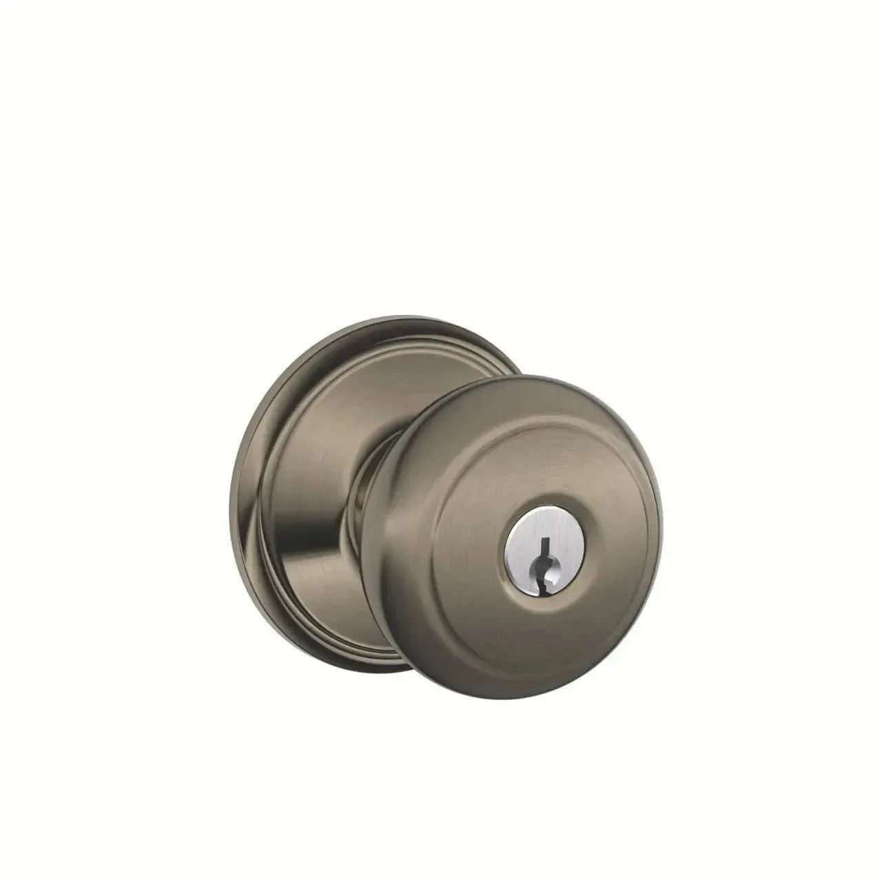 Schlage Andover Knob in Antique Pewter finish