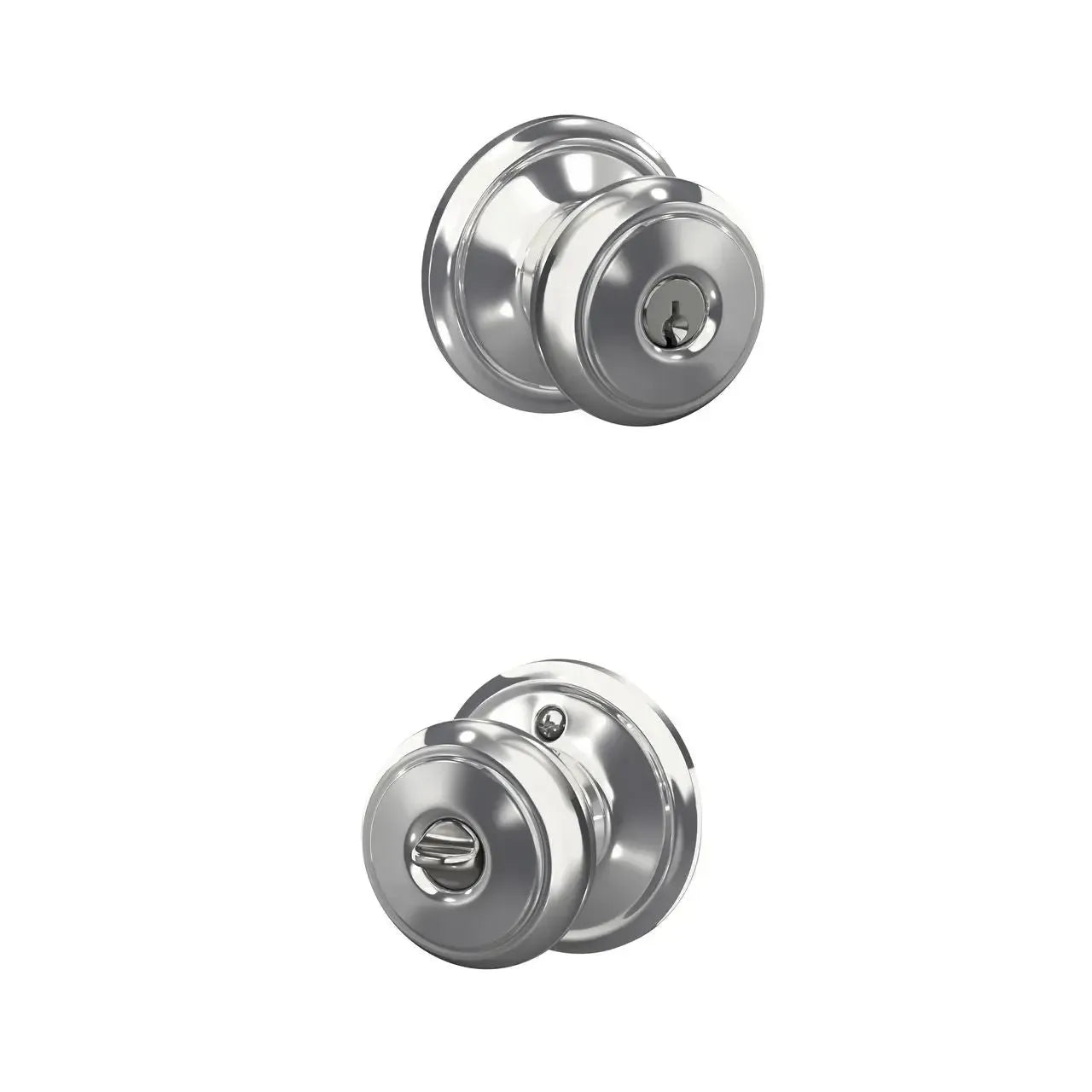 Schlage Andover Knob in Bright Chrome finish