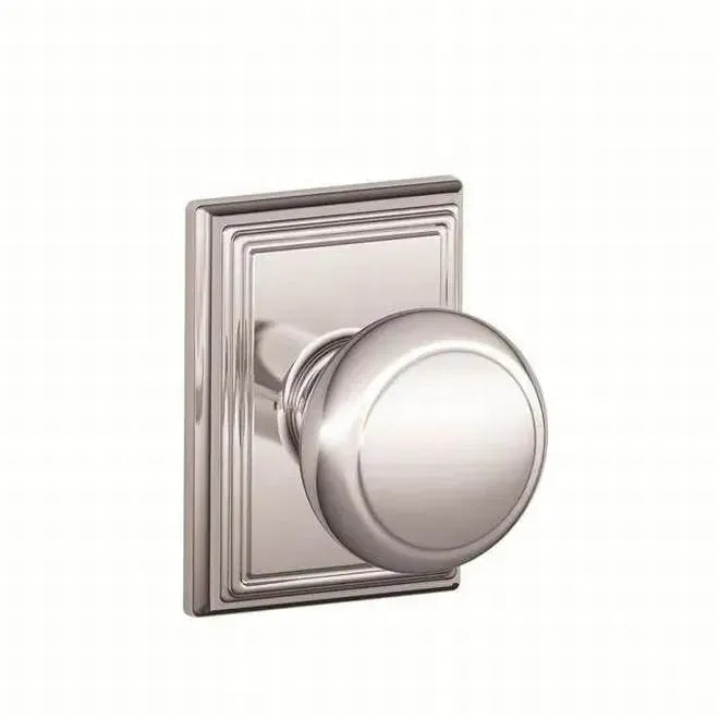 SchlageSchlage Andover Knob With Addison Rosette Dummy Interior Trim - Exterior Handleset Sold Separately in 