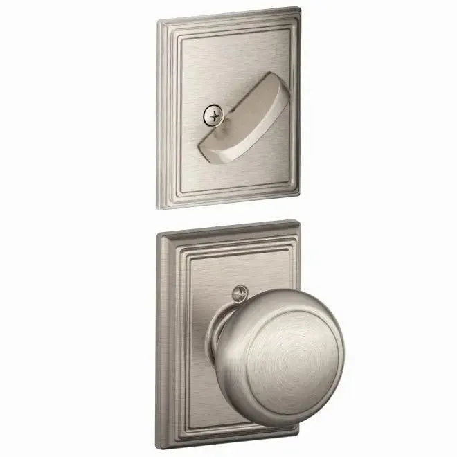 SchlageSchlage Andover Knob With Addison Rosette Interior Active Trim - Exterior Handleset Sold Separately in 