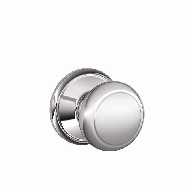 Schlage Andover Passage Knob Bright Chrome