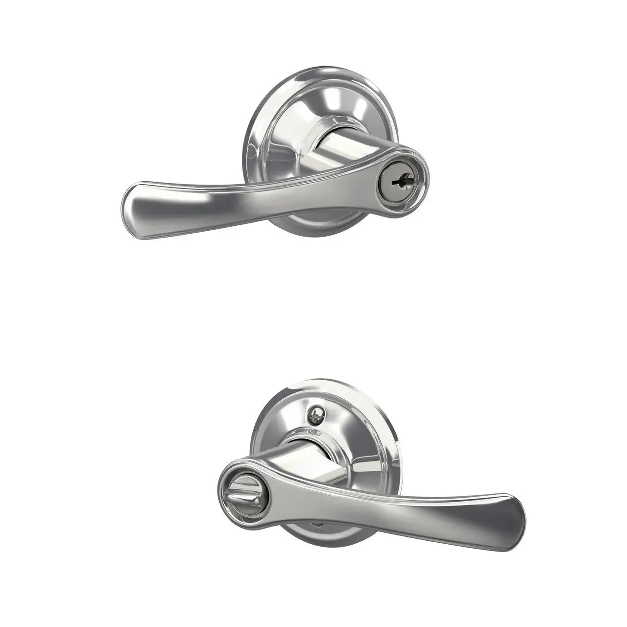 Schlage Avila Lever in Bright Chrome finish