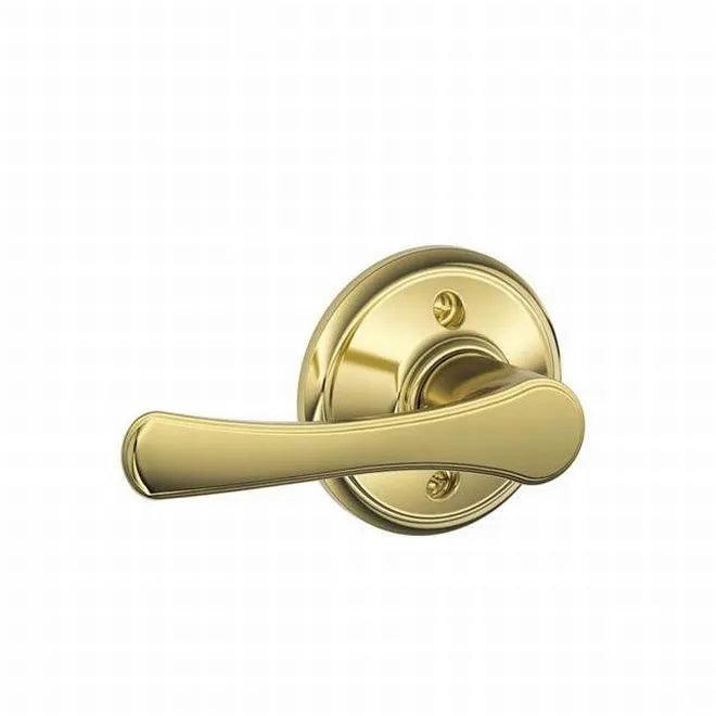 Schlage Avila Lever Half Dummy Bright Brass