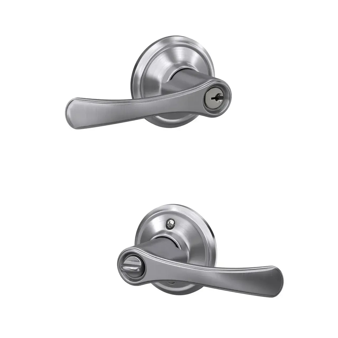 Schlage Avila Lever in Satin Chrome finish