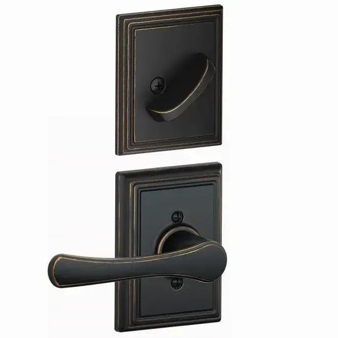 SchlageSchlage Avila Lever With Addison Rosette Interior Active Trim - Exterior Handleset Sold Separately in 